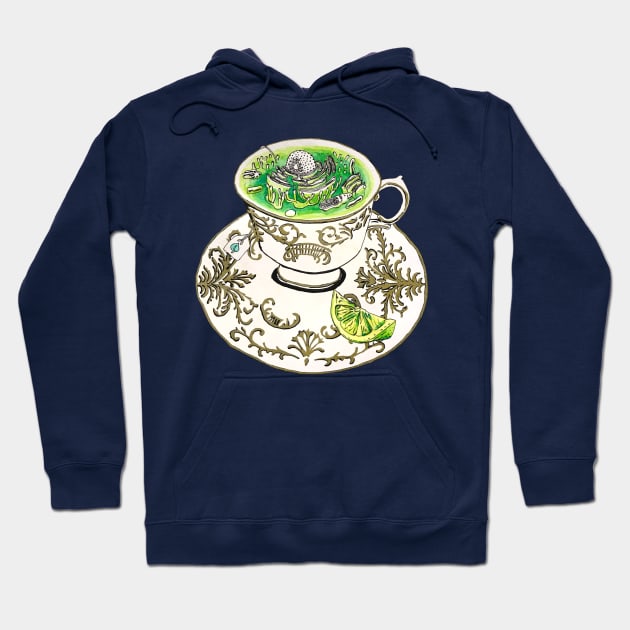 A Nice Hot Cup of Mitochondria Hoodie by RaLiz